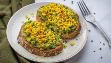 Neff Vegan Tofu Scramble on Sourdough Toast Recipe