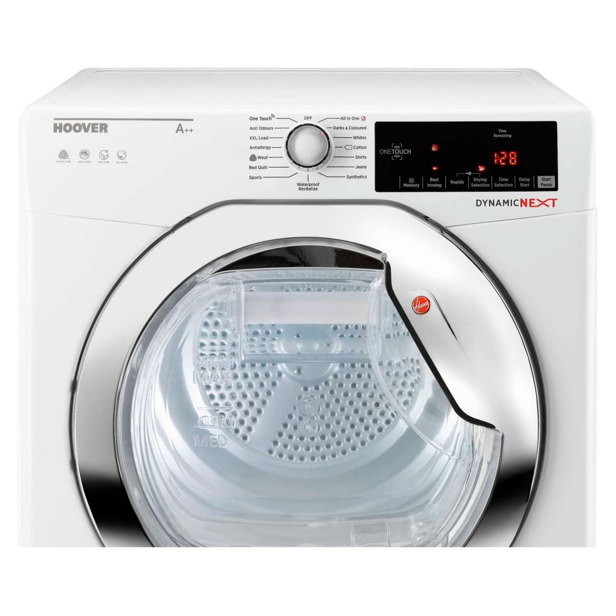 Hoover Dynamic DXH9A2DCE 9kg Heat Pump Tumble Dryer Hughes Trade Hoover Dynamic DXH9A2DCE 9kg Heat Pump Tumble Dryer Hughes Trade