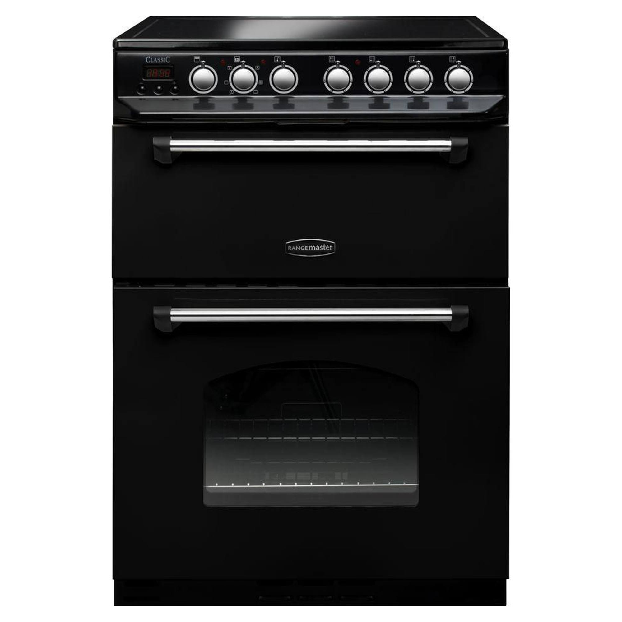 Rangemaster CLAS60ECBLC 600mm Electric Cooker Black Hughes Trade