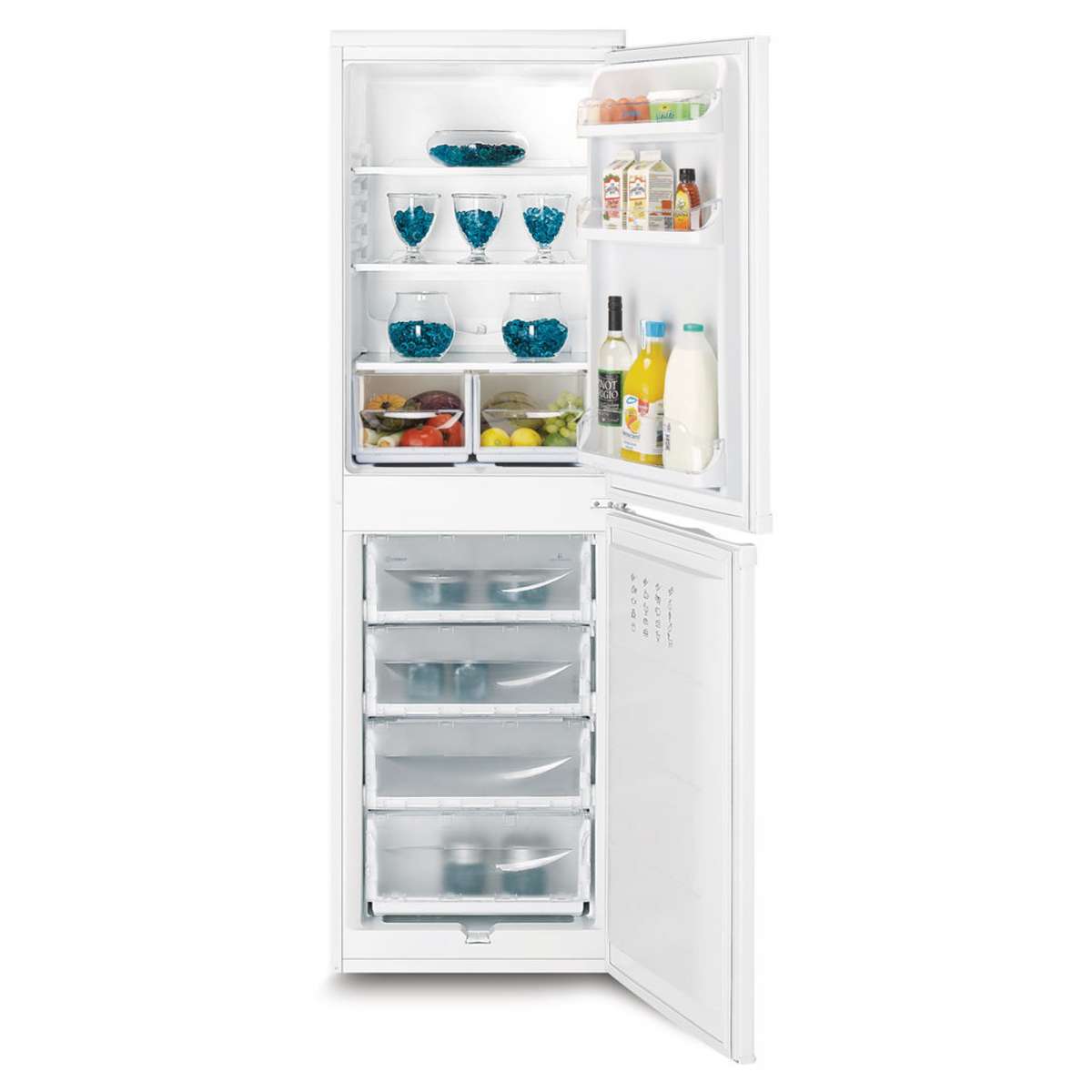 Indesit IBD5517WUK Low Frost Fridge Freezer Hughes Trade