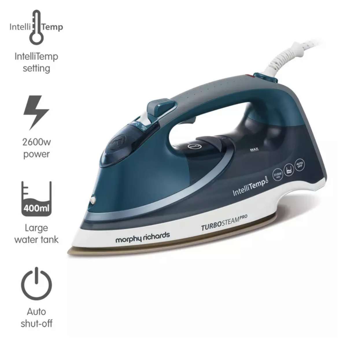 Morphy Richards 303131 Turbo Steam Pro Intellitemp Steam Iron | Hughes ...