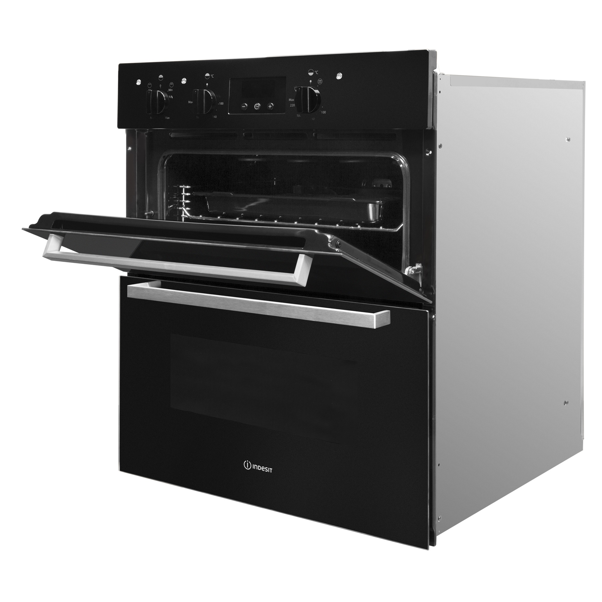 Indesit IDU6340BL 96L BuiltUnder Double Oven Hughes Trade