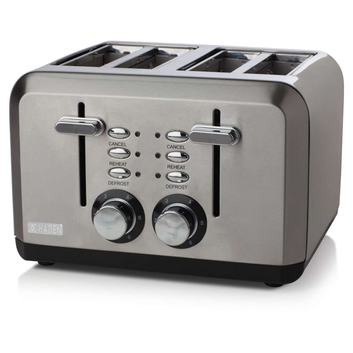 Haden 183477 1600W Sleek 4 Slice Toaster Hughes Trade
