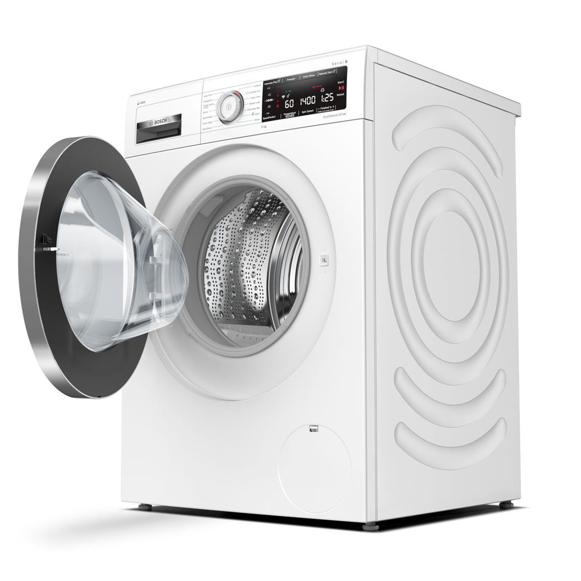 Bosch Serie 8 WAV28KH9GB iDOS 4D 9kg Washing Machine Hughes Trade