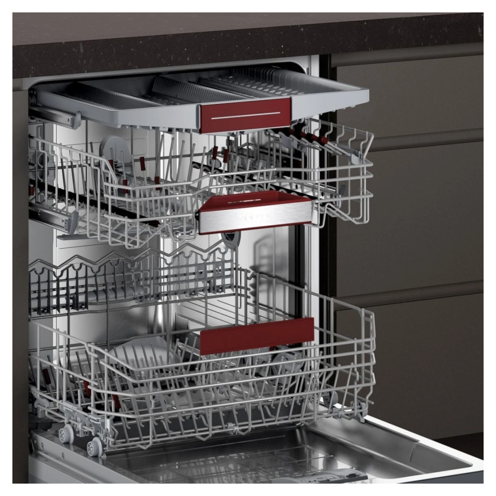 Neff N50 S195HCX26G WiFi Enabled 14 Place Setting Built In Dishwasher