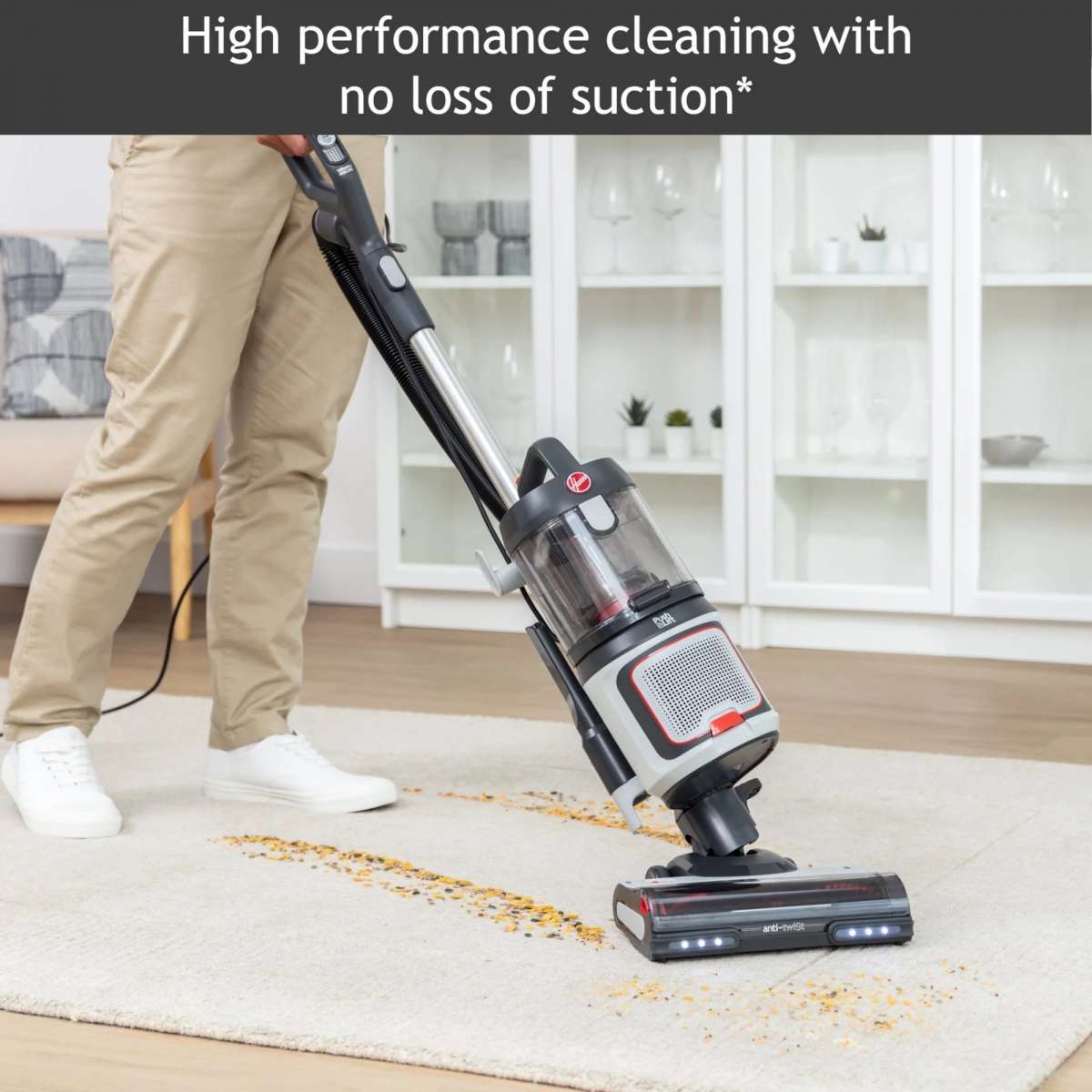 Hoover HL5 HL500HM PUSH&LIFT Upright Vacuum Cleaner with AntiTwist