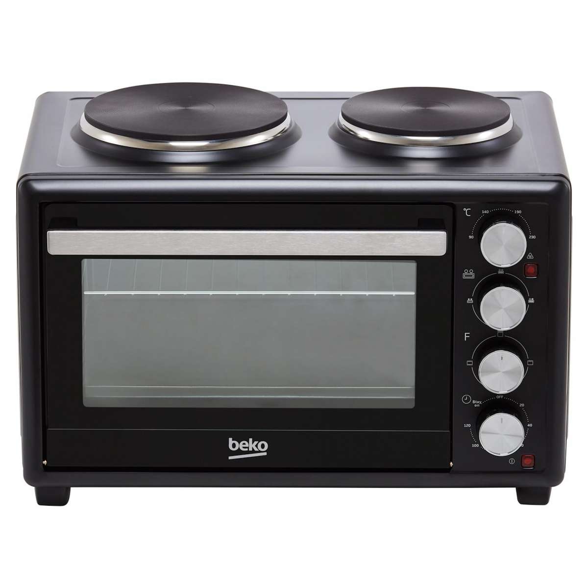 Beko MSH28B Mini Oven with Double Hob