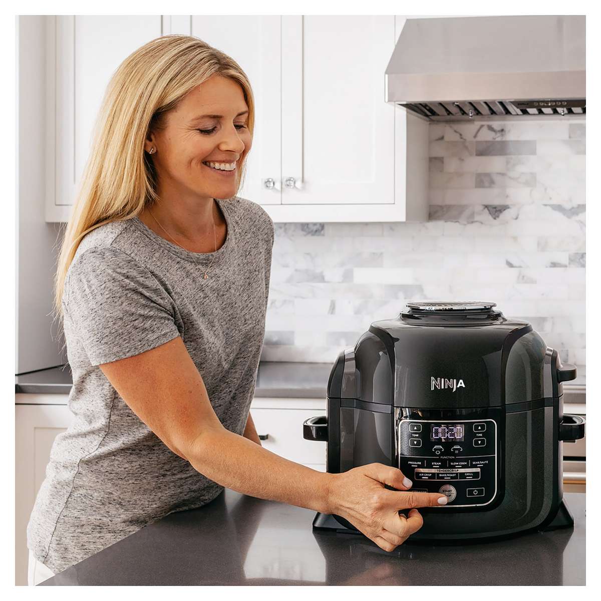 Ninja Foodi 6L Multicooker, Air Fryer, Pressure Cooker OP300UK Hughes