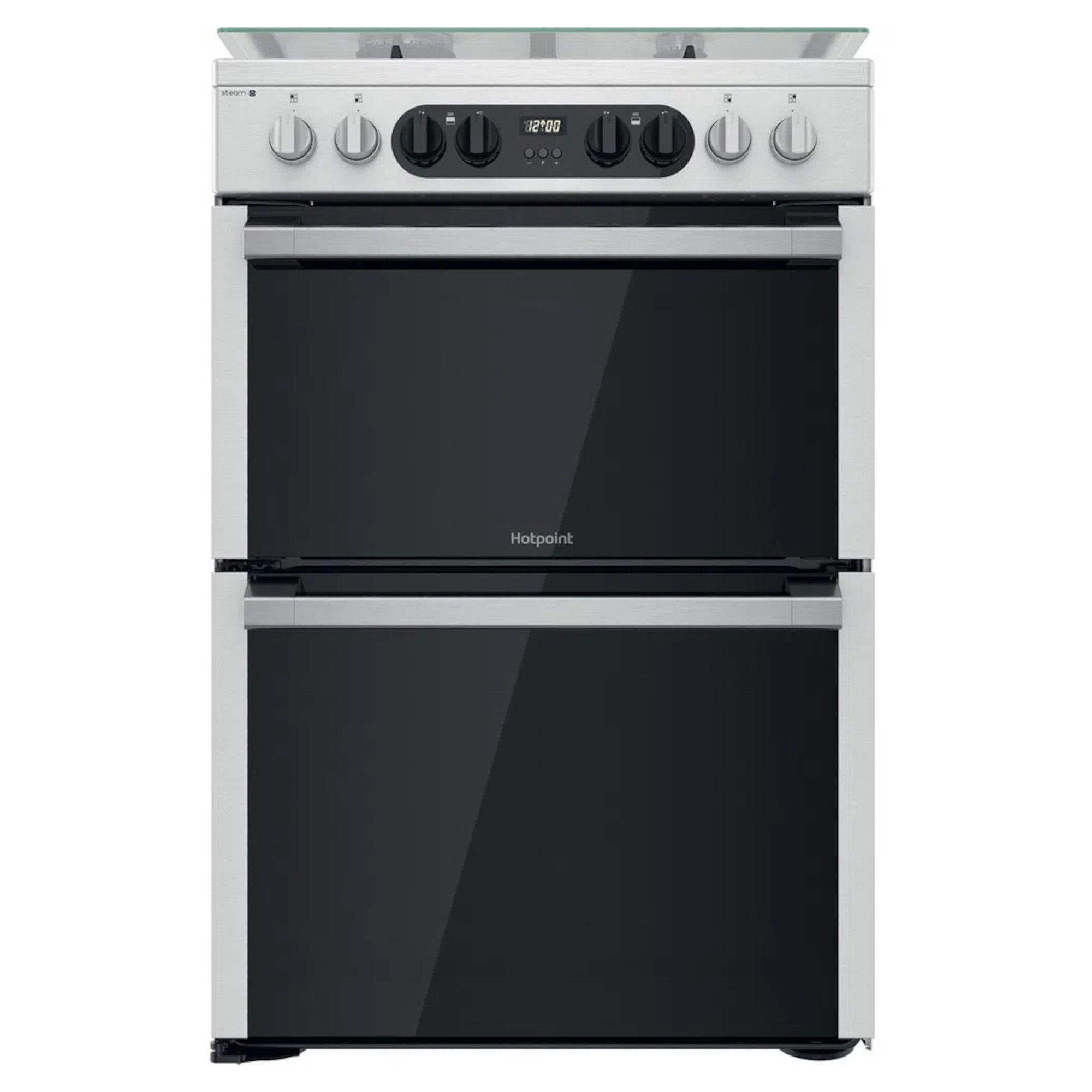 Hotpoint HDM67G8C2CXUK 600mm Freestanding Dual Fuel Cooker Hughes