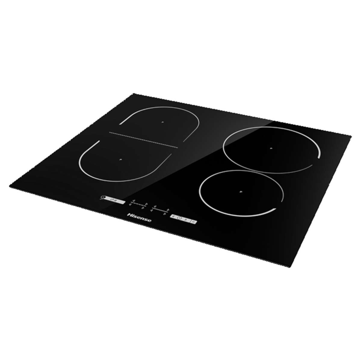 Hisense I6433C 60 cm Electric Induction Hob with Bridge Zone Black