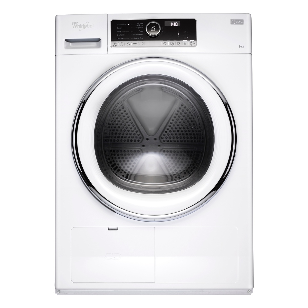 Whirlpool HSCX90423 Heat Pump Tumble Dryer with 9kg Load and A++ Energy Rating Hughes