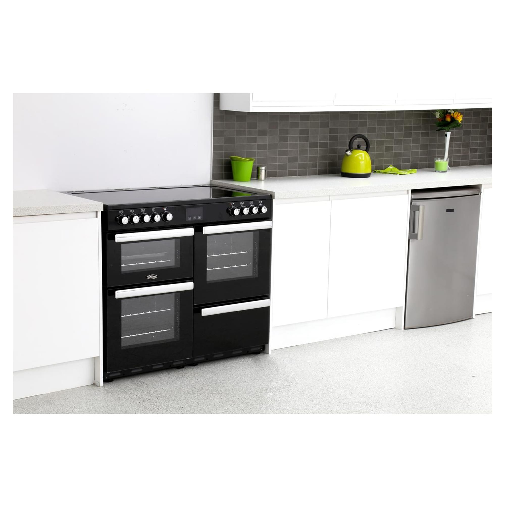 Belling CCENTRE100EBLK 100E Electric Range Cooker Hughes