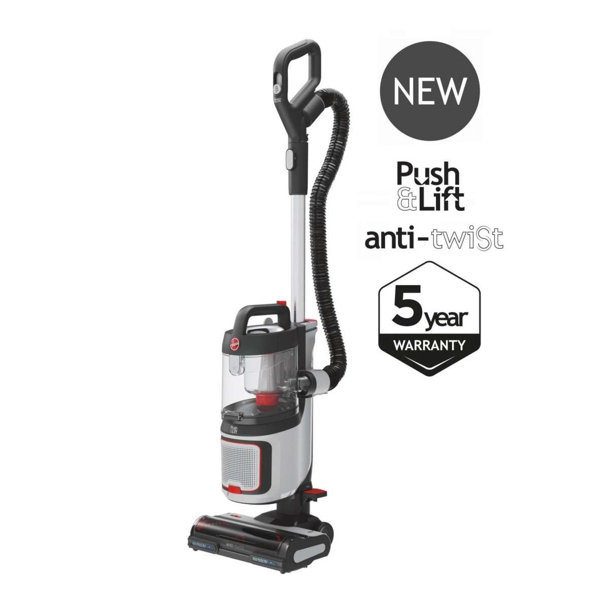 Hoover HL5 HL500HM PUSH&LIFT Upright Vacuum Cleaner with AntiTwist