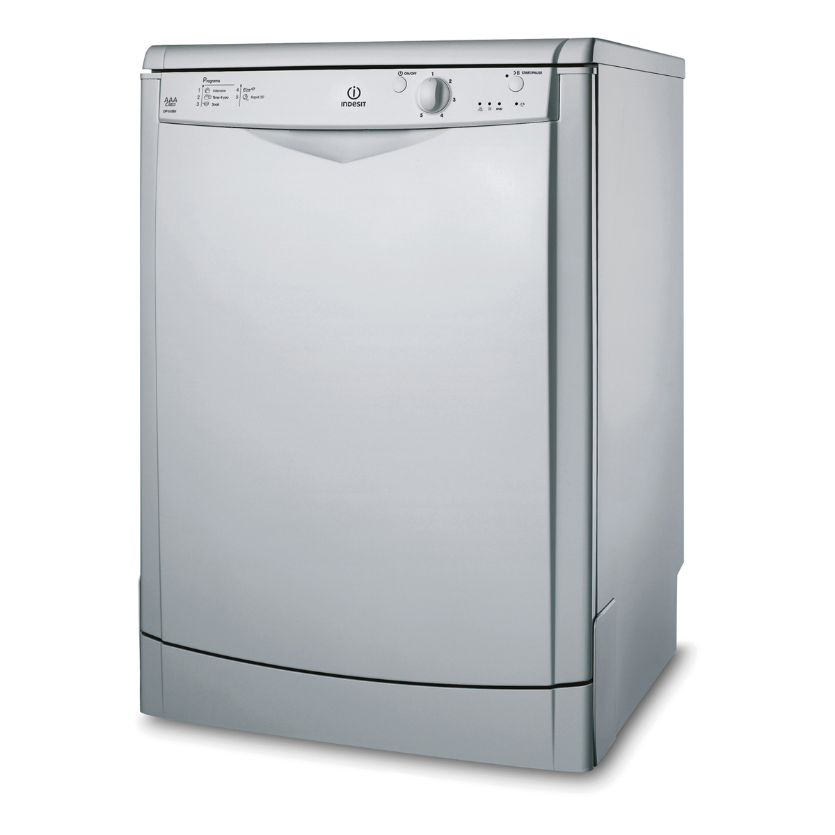 Indesit DFG15B1S Freestanding Dishwasher with A+ Energy Rating and 13