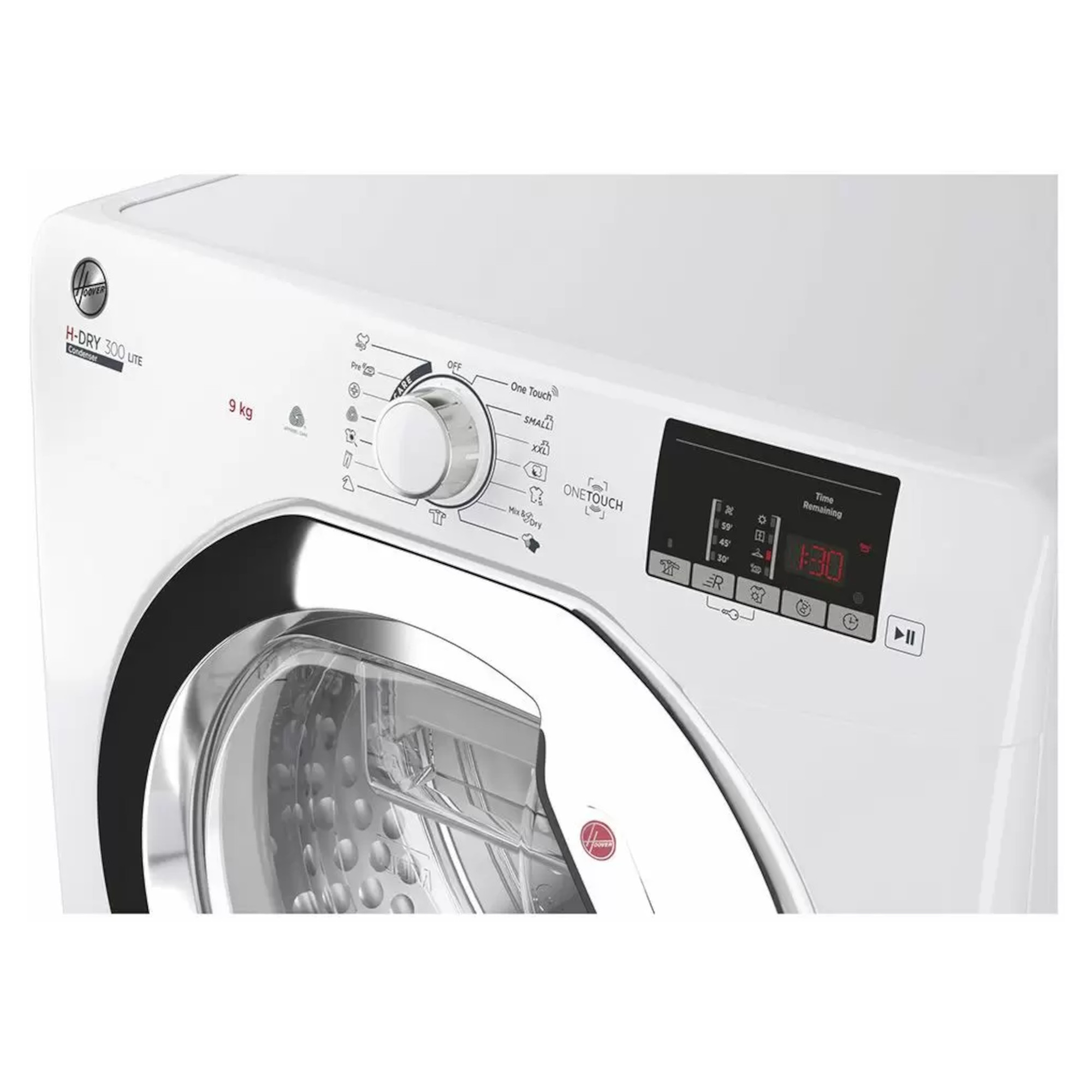 Hoover HDry 300 HLEC9DCE Freestanding 9kg Condenser Tumble Dryer Hughes