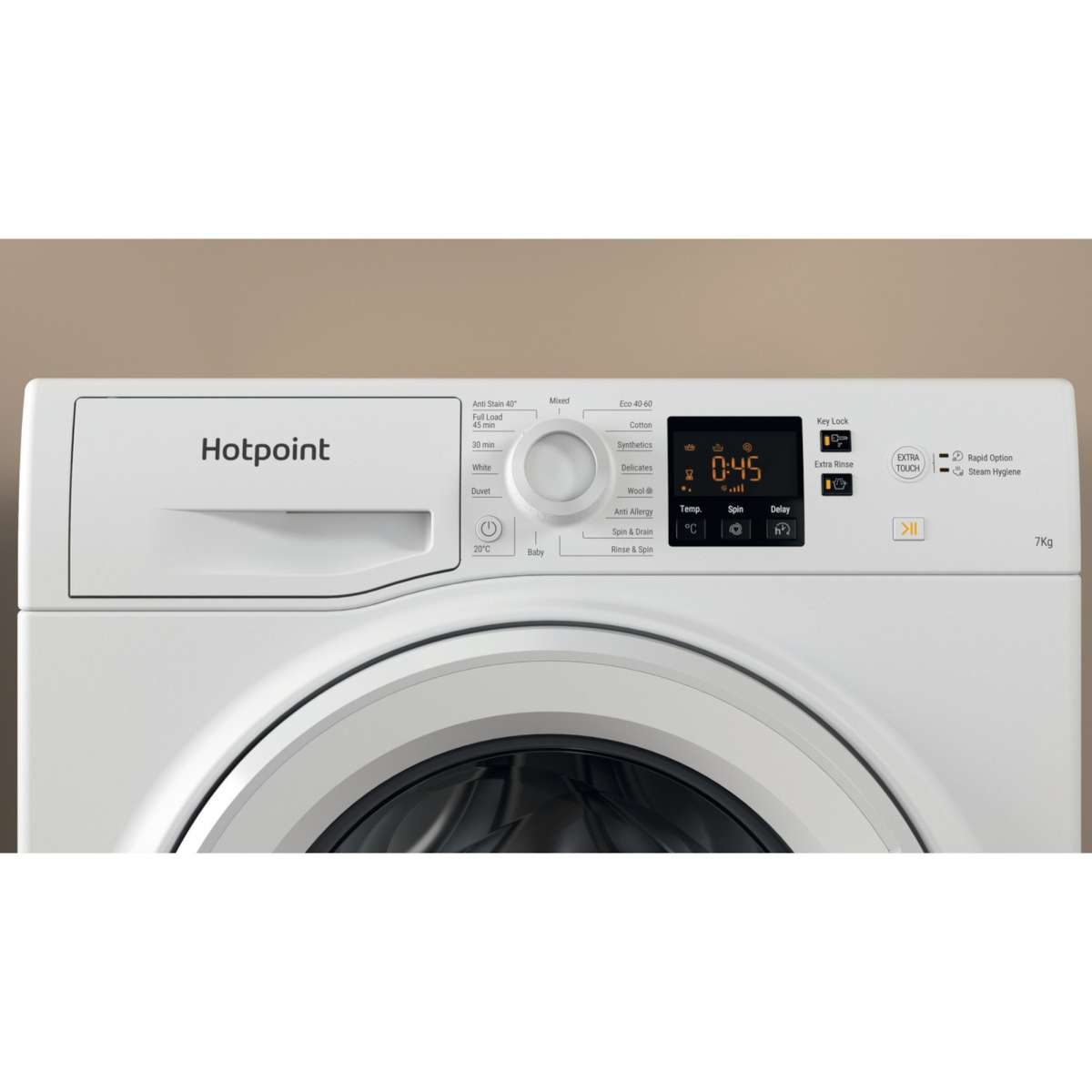 Hotpoint NSWF743UWUKN 7kg 1400rpm Washing Machine Hughes
