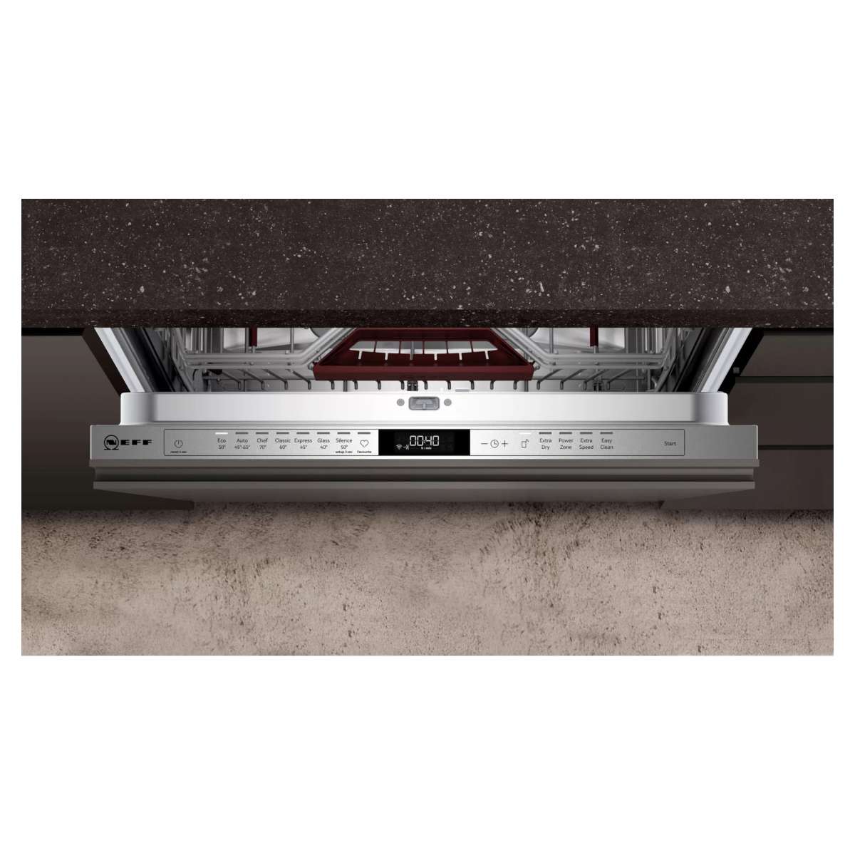 Neff N70 S187ECX23G 600mm 14 Place Setting Integrated Dishwasher Hughes