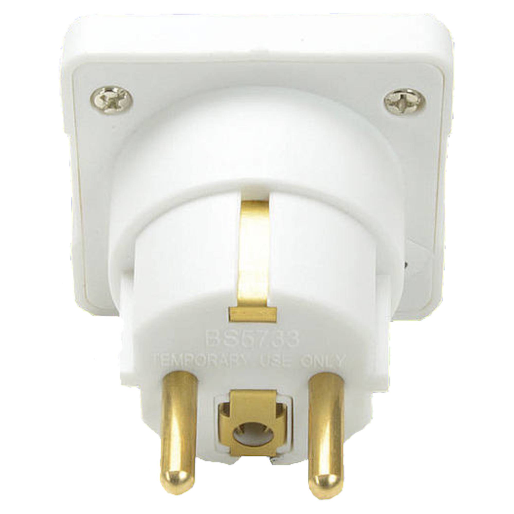 Masterplug TAEUR European Travel Mains Adapter Hughes