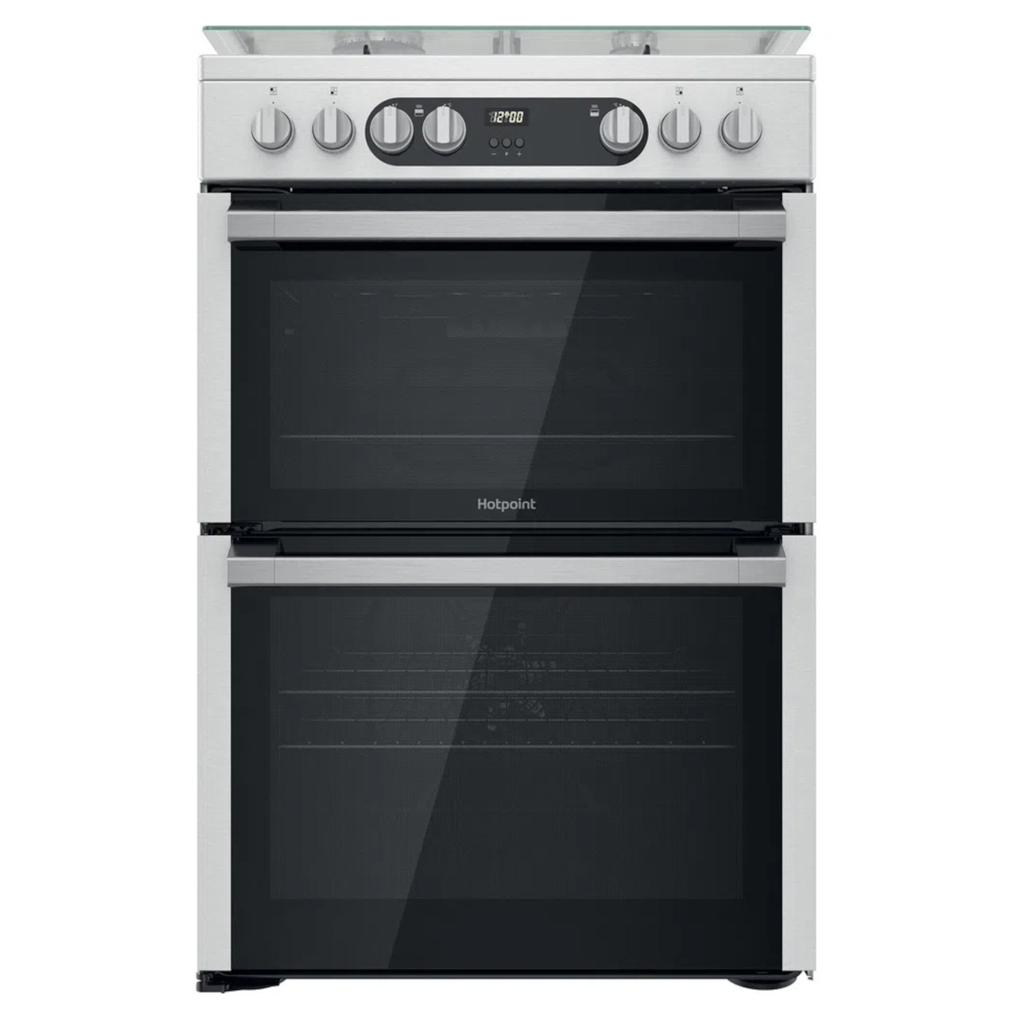Hotpoint HDM67G9C2CXUK 600mm Freestanding Dual Fuel Cooker Hughes