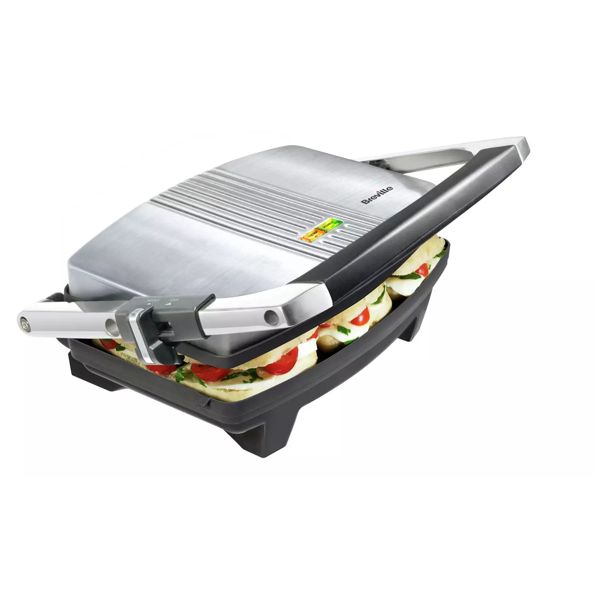 Breville VST025 3Slice Panini Press Stainless Steel Hughes
