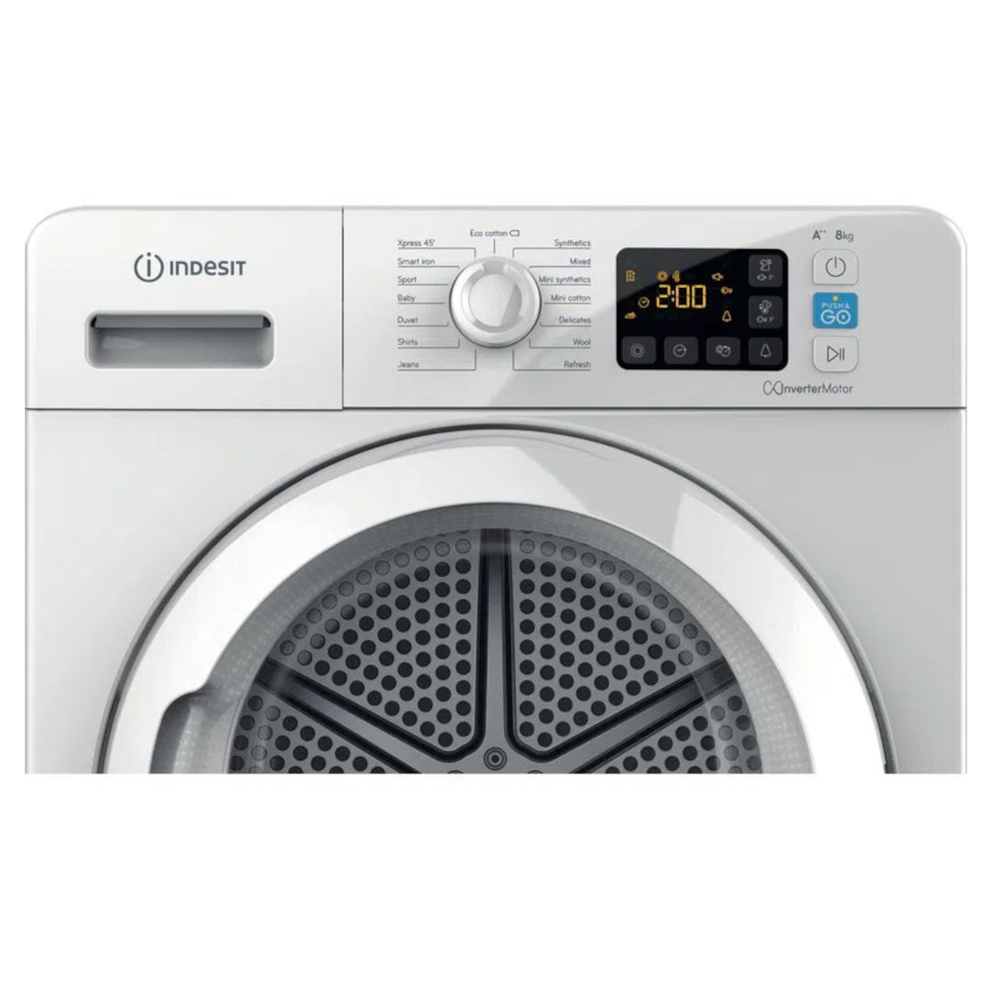 Indesit YTM1182XUK 8kg Heat Pump Tumble Dryer White Hughes