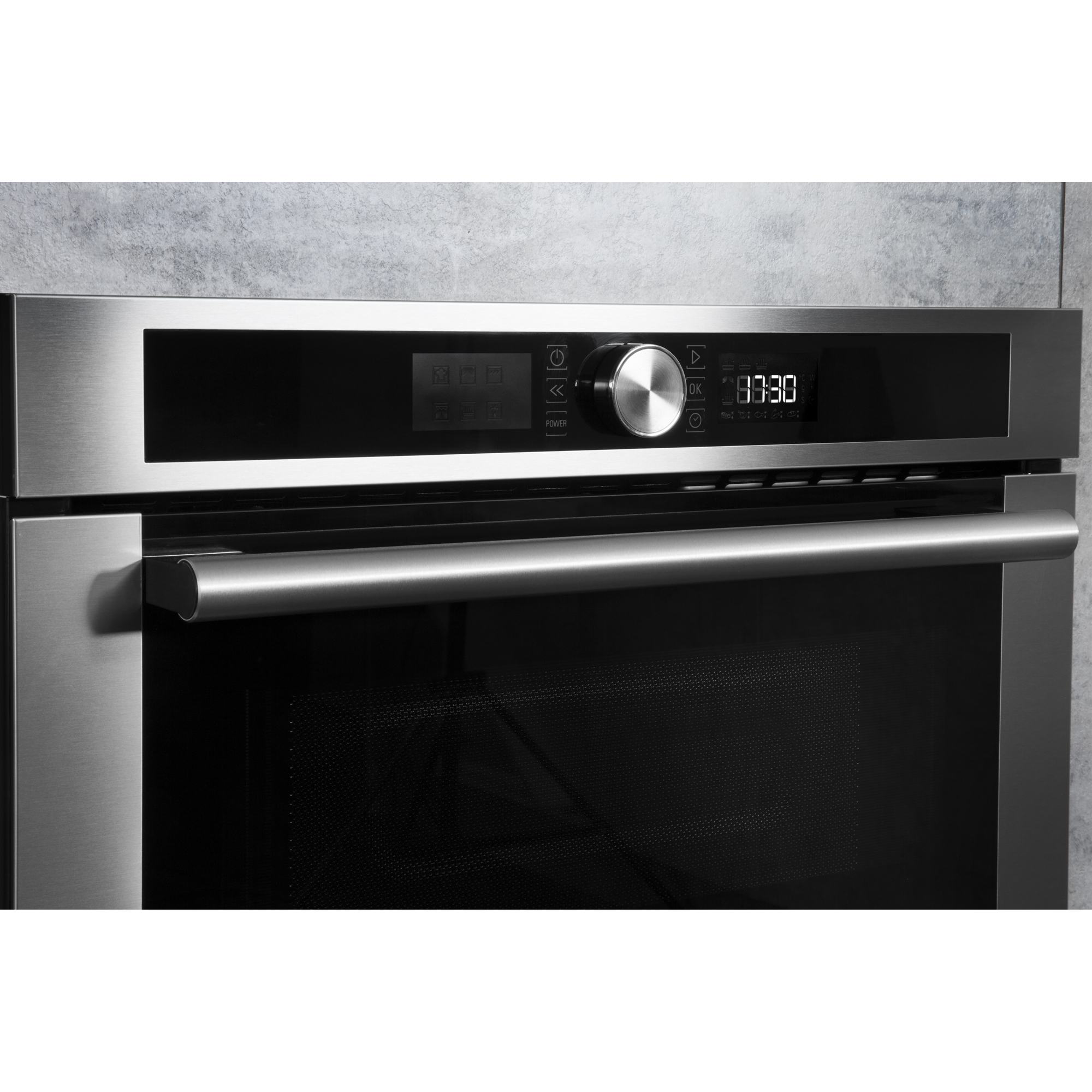 Hotpoint MD454IXH 31L 1000W BuiltIn Microwave with Grill Hughes