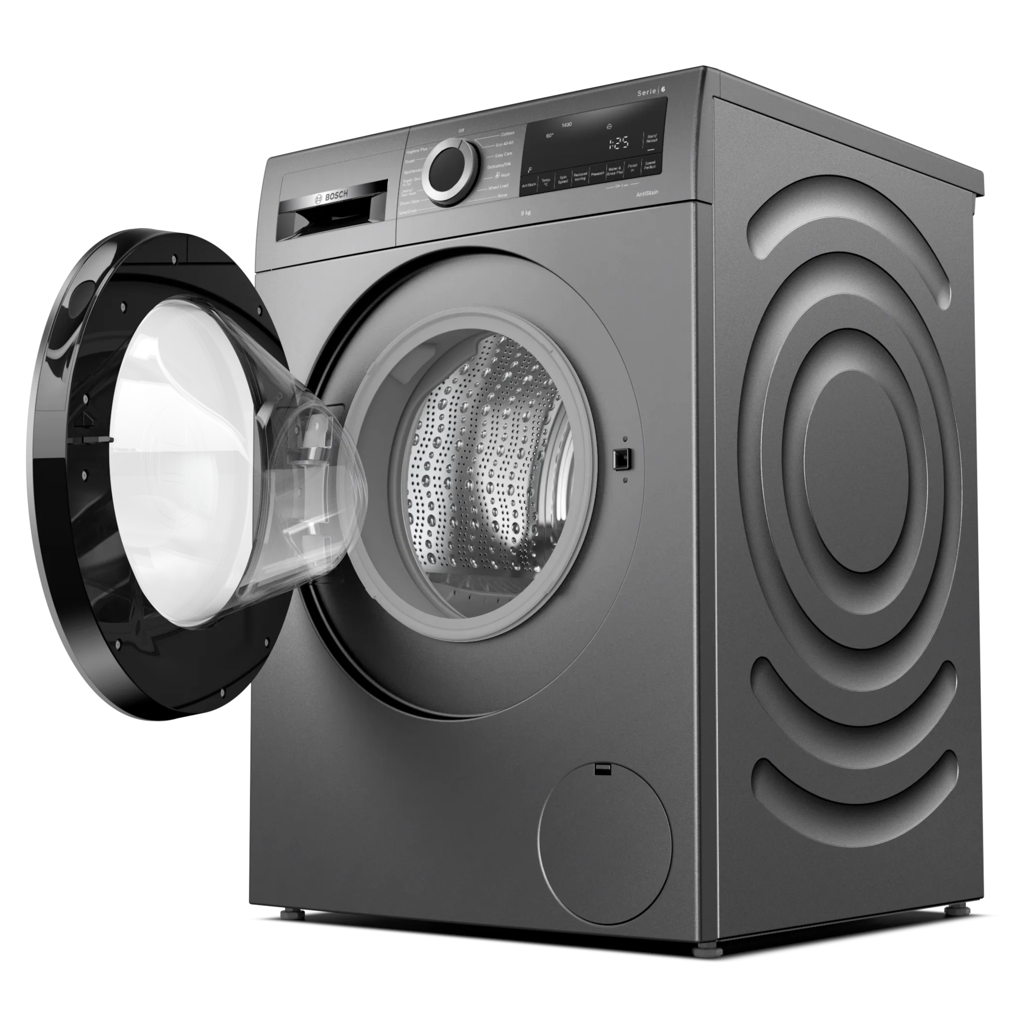 Bosch WGG2449RGB 9kg 1400rpm Washing Machine In Graphite Hughes