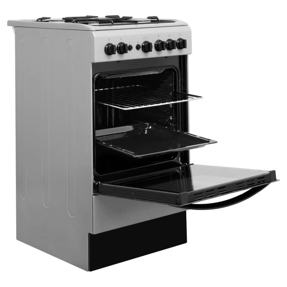 Indesit IS5G1PMSSUK 4 Hob Single Gas Cooker Hughes