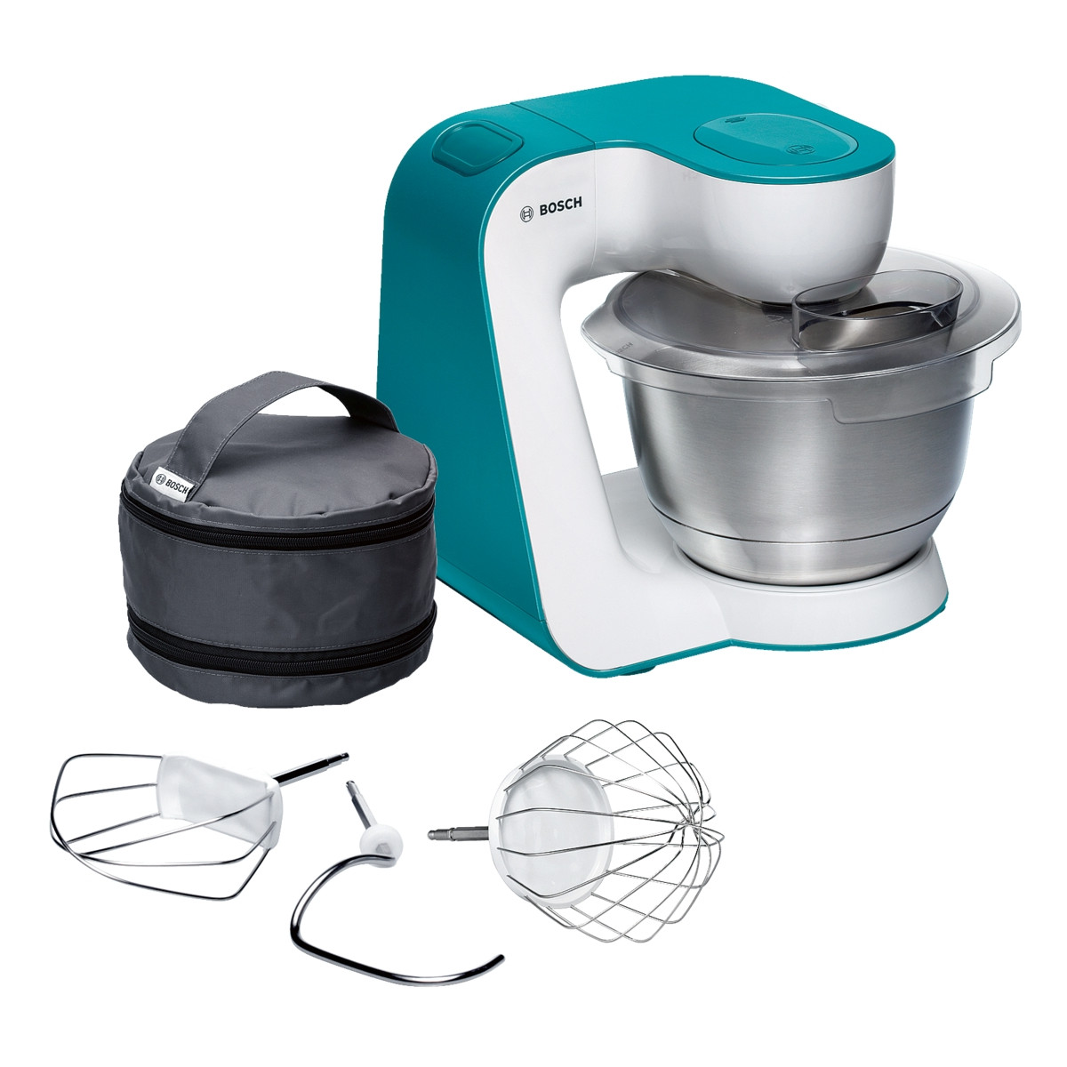 Bosch MUM54D00GB Food Mixer with 900 Watt Power and 7 Speeds in White Hughes