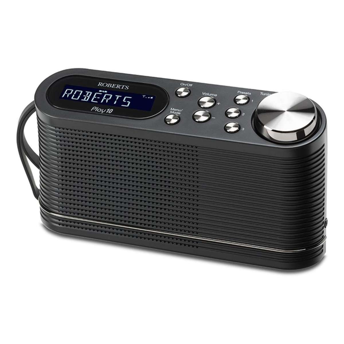 Roberts PLAY10BK Portable DAB+ Digital Radio Hughes