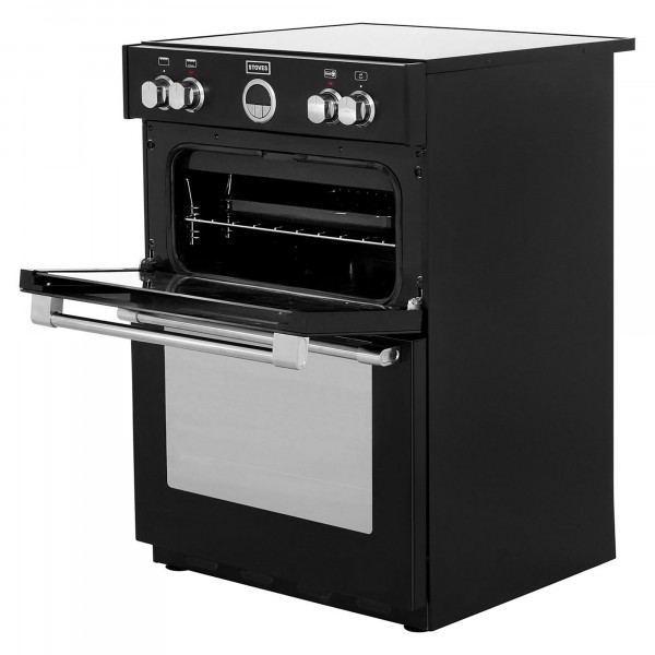 Stoves STER600MFTIBLK 600mm Electric Double Oven Hughes