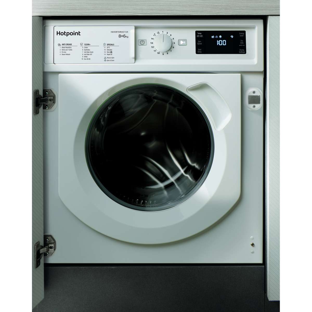 Hotpoint BI WDHG 861484 UK BuiltIn 8kg Wash Load 6kg Dry Load 1400rpm