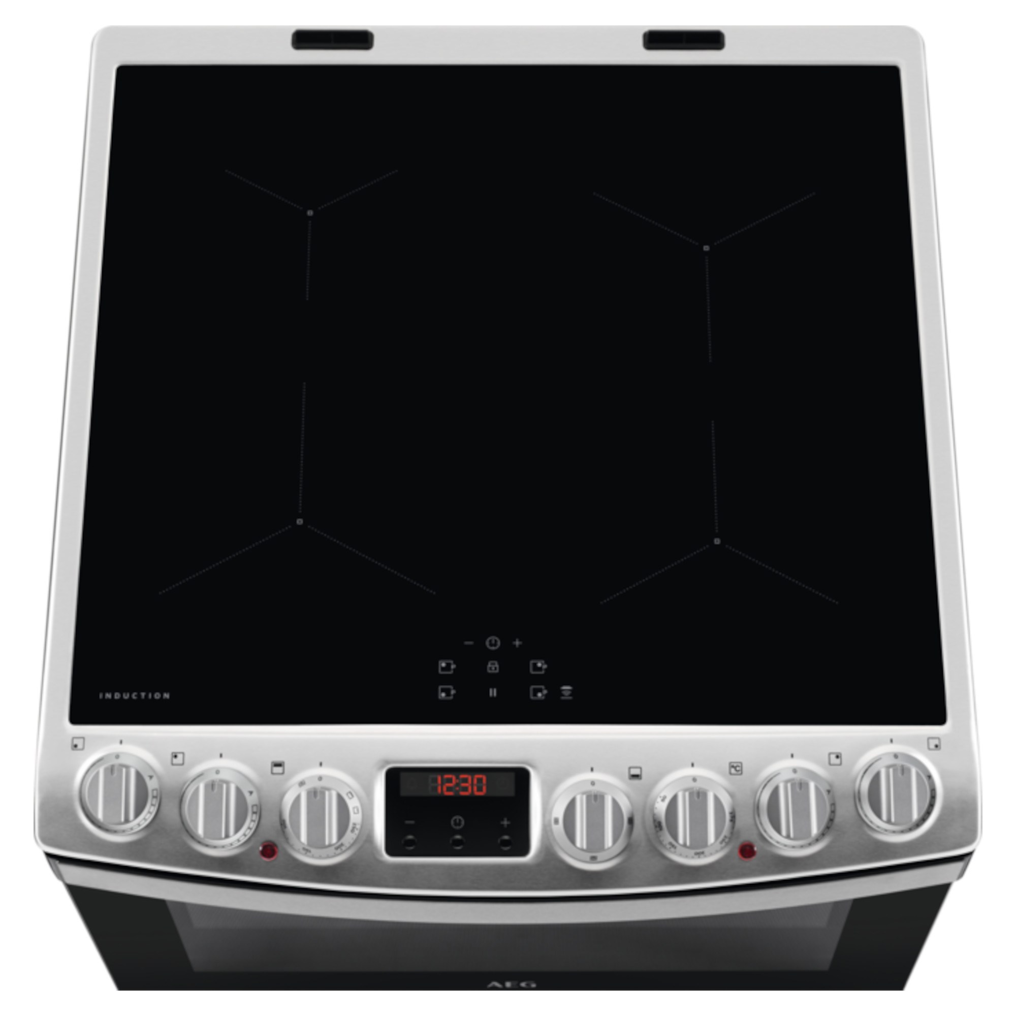 AEG CIB6742ACM Double Oven Induction Cooker with Isofront plus triple