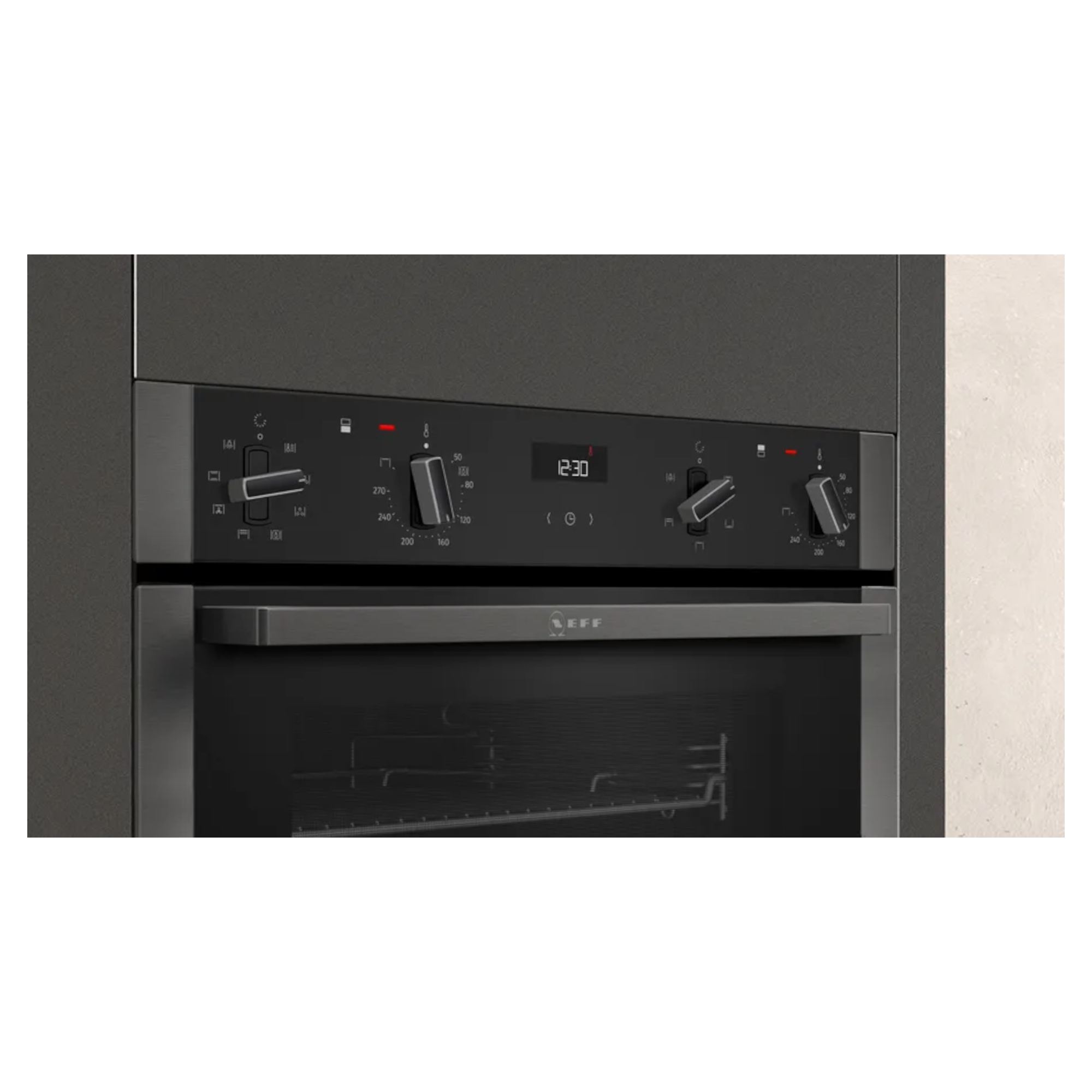 Neff N 50 U1ACE2HG0B BuiltIn EasyClean Double Oven Hughes