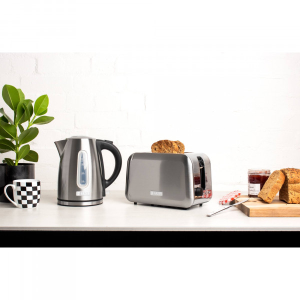 Haden 196859 2 Slice Stoke Brushed Steel Toaster Hughes