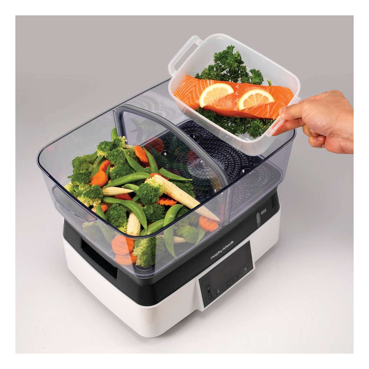 Morphy Richards 48775 6L Intellisteam Compact Food Steamer Hughes