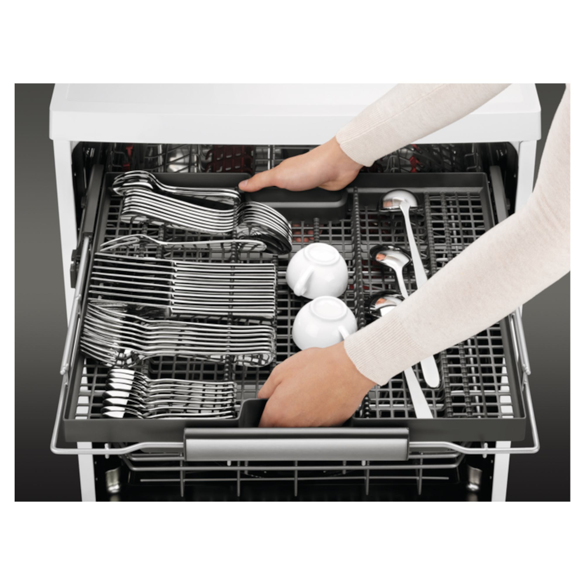 AEG FFE63700PW 6000 Satellite Clean 60cm Dishwasher White Hughes