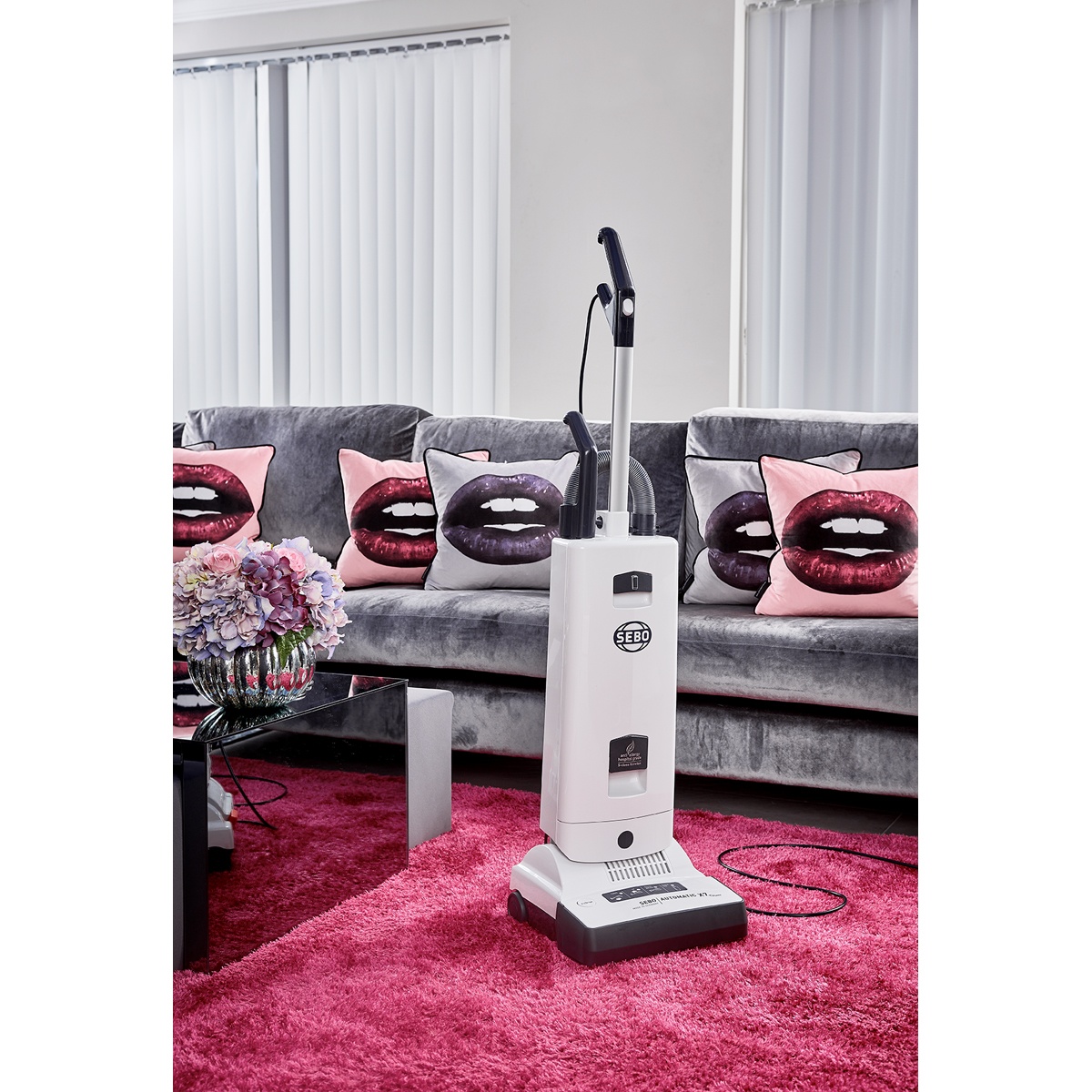 SEBO Automatic X7 ePower Upright Vacuum Cleaner White Hughes
