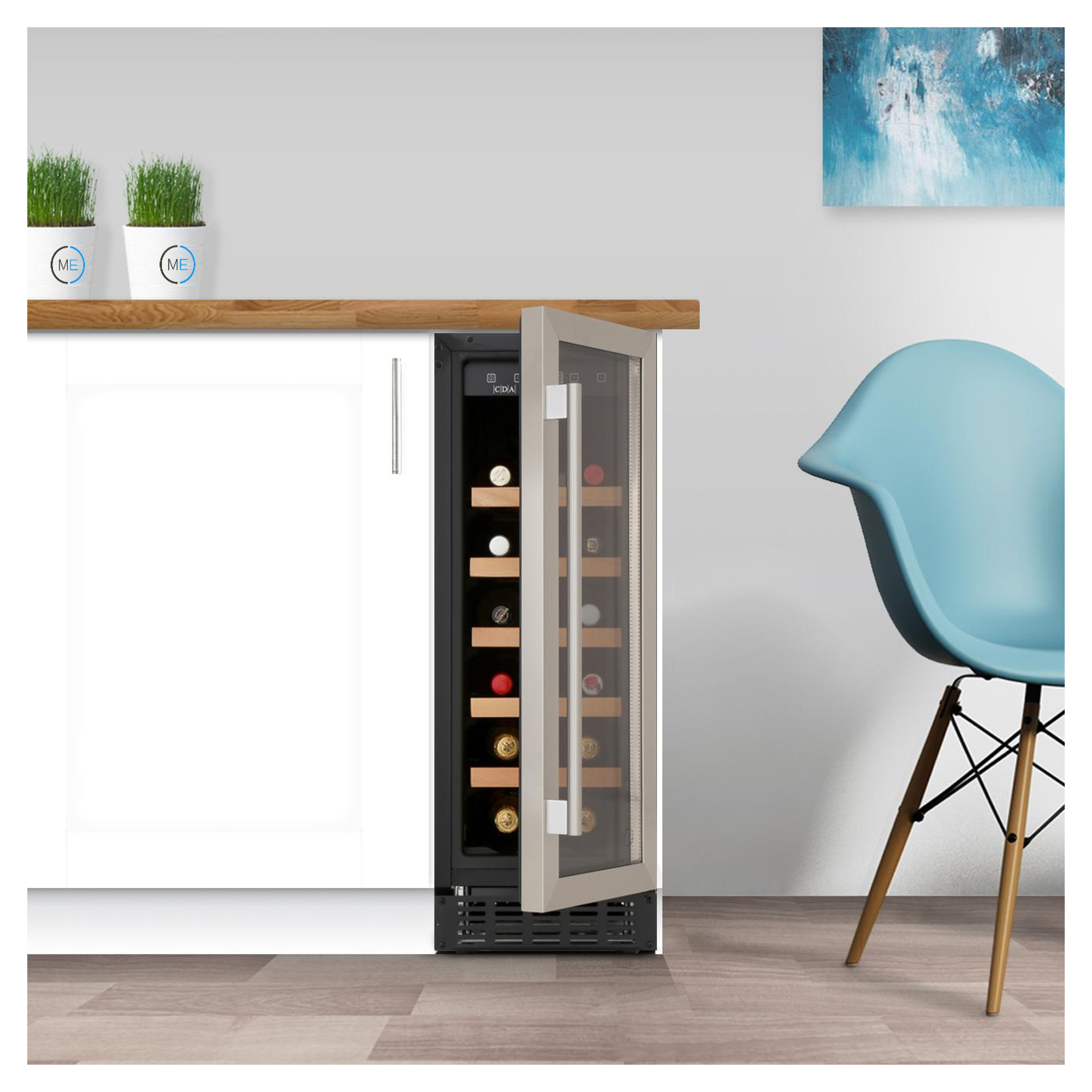 CDA FWC304SS Freestanding 20 Bottle Wine Cooler Hughes