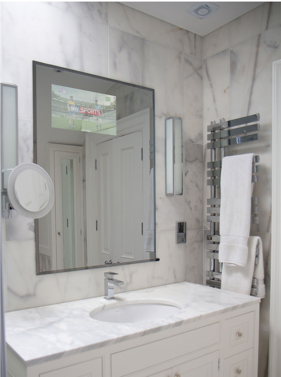 Frame Your Tv Bespoke Bathroom Mirror Hughes