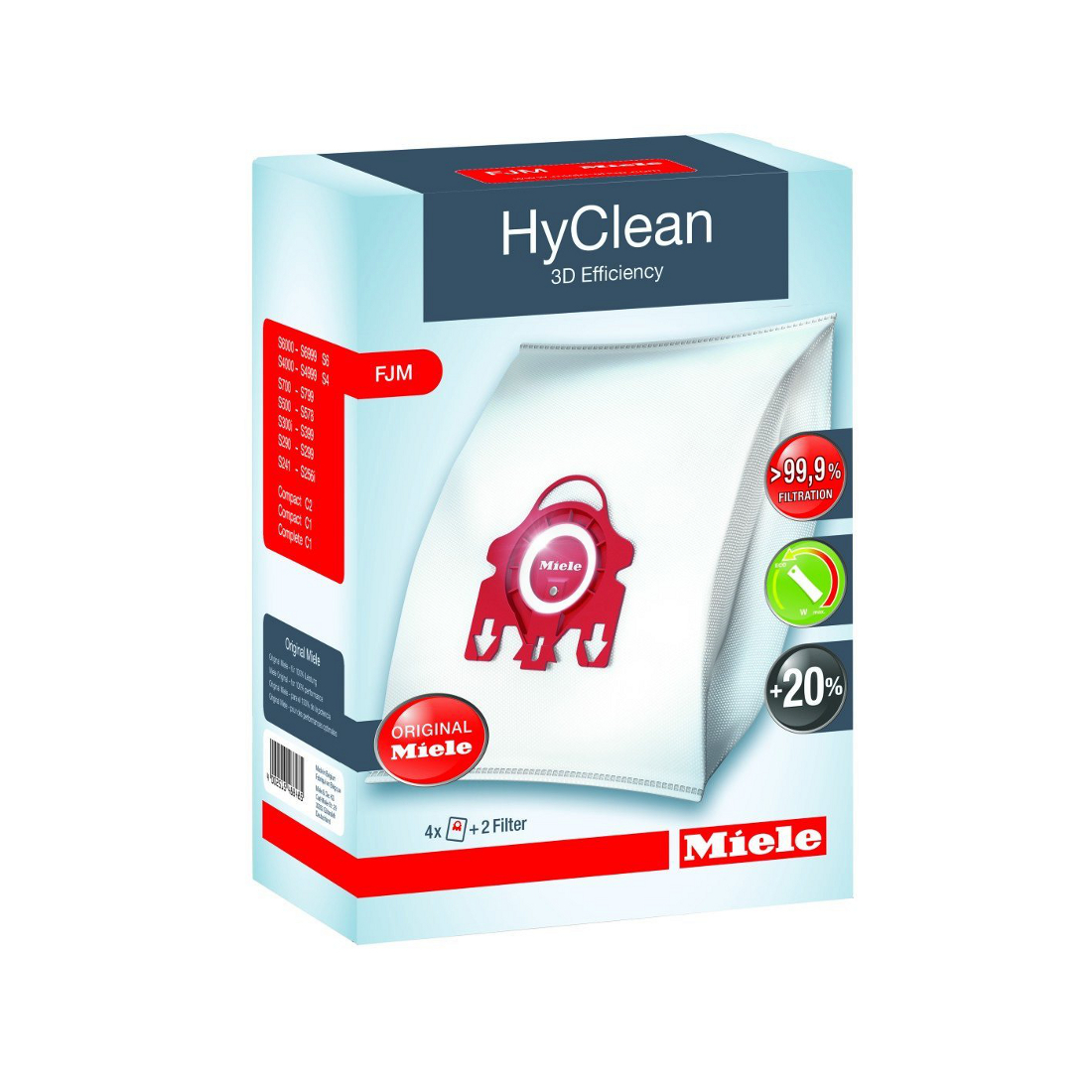 Miele Miele HyClean 3D Efficiency Dustbag - FJM | Hughes