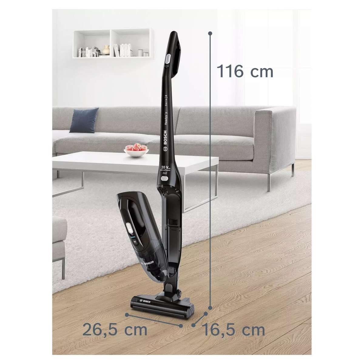 Bosch Serie 2 Readyy'y ProClean BCHF220GB Cordless Vacuum Cleaner Hughes