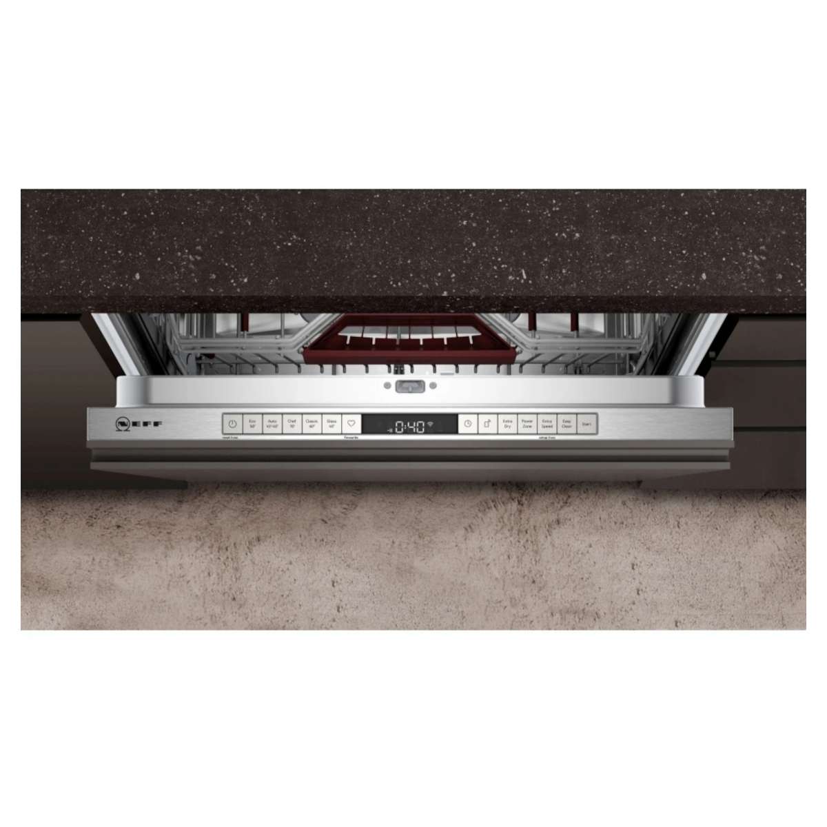 Neff N50 S195HCX26G WiFi Enabled 14 Place Setting Built In Dishwasher