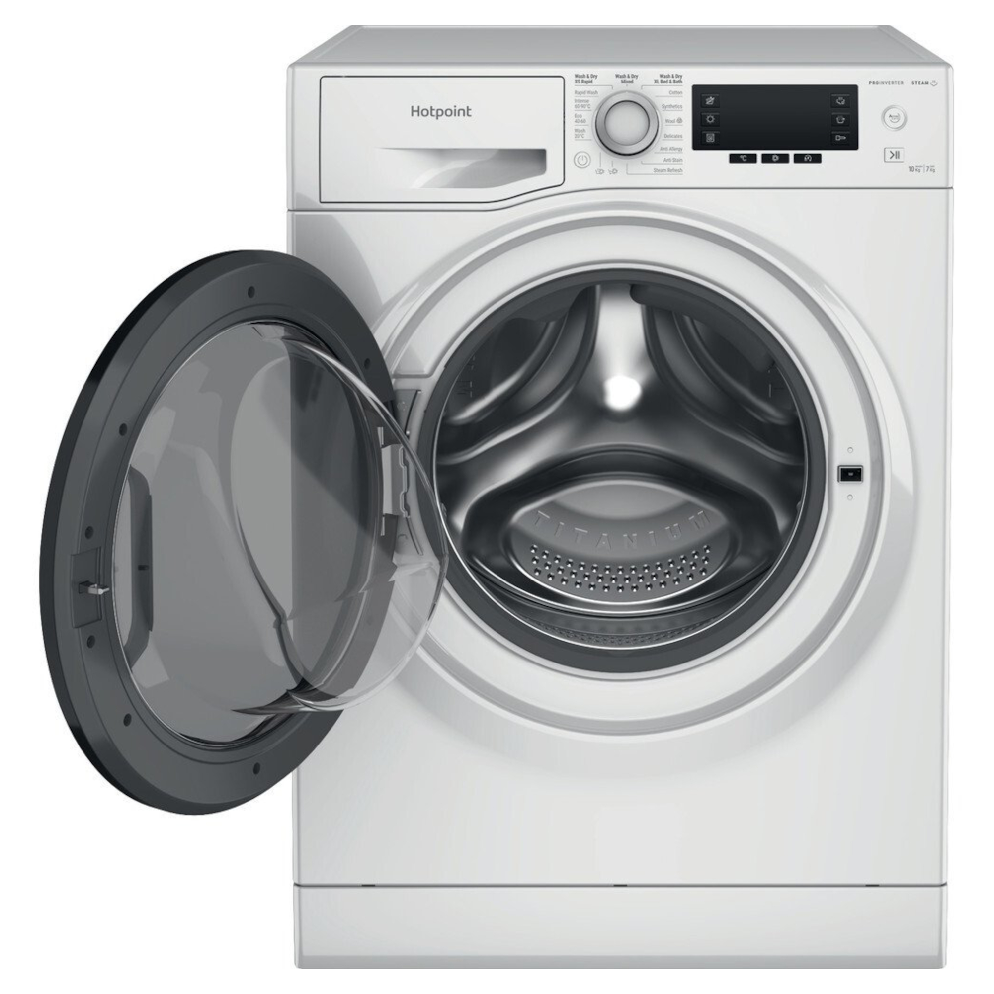 Hotpoint NDD10726DAUK 10/7kg Washer Dryer White Hughes